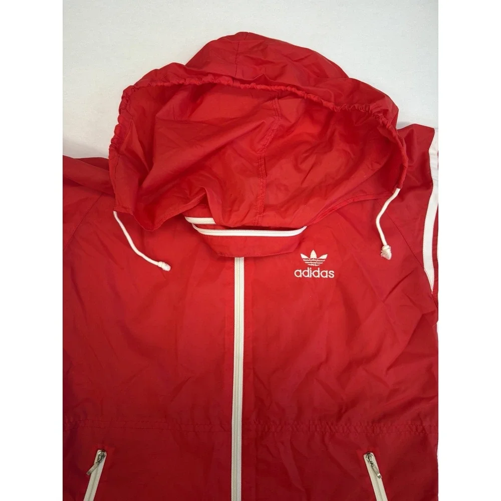 Adidas 80s Jacket Descente Small Japanese Fashion Red Vintage